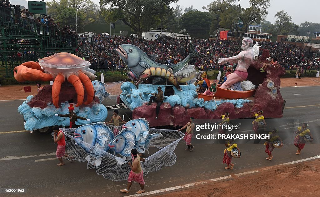 INDIA-REPUBLIC DAY-REHEARSAL