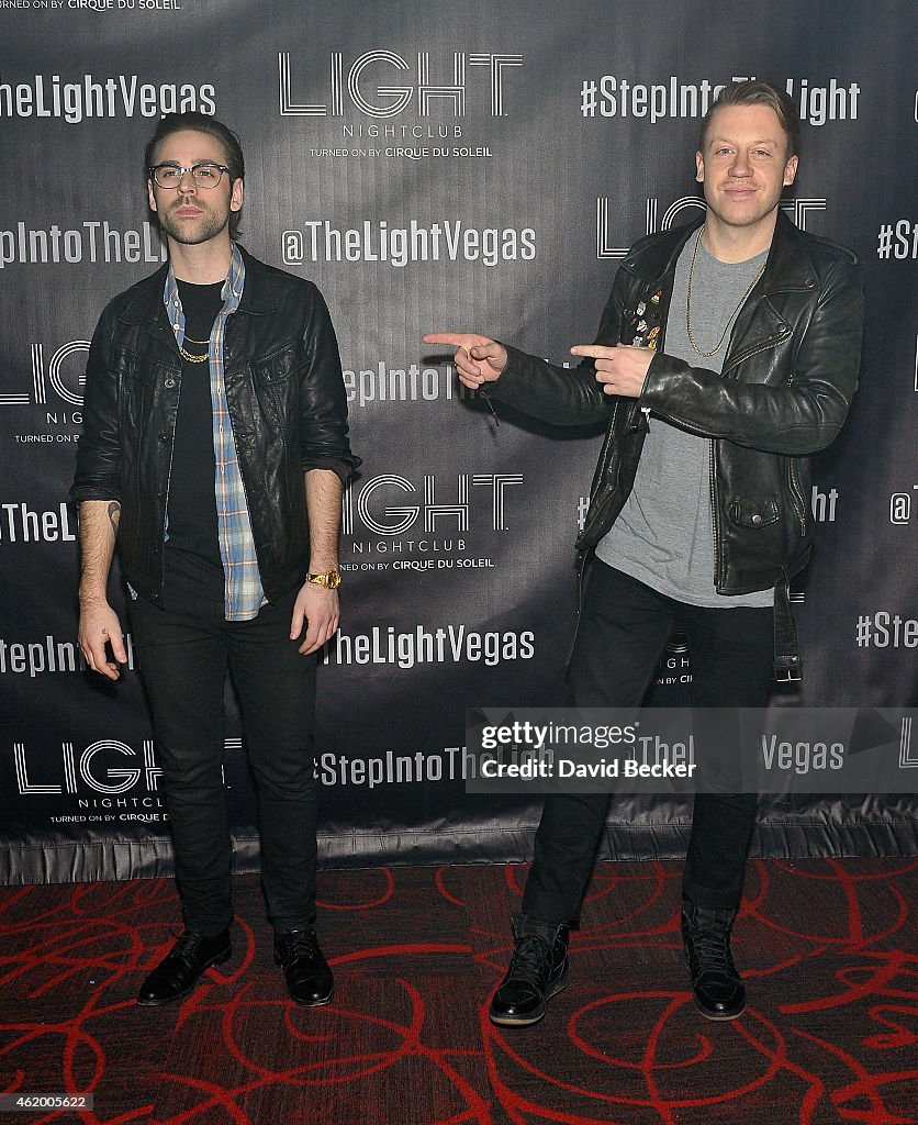 Macklemore And Ryan Lewis Host The Beat At LIGHT Nightclub At Mandalay Bay Las Vegas