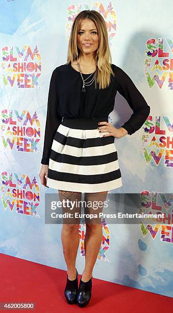 Alyson Eckmann attends 'Salvame Fashion Week' on January 22, 2015 in Madrid, Spain.