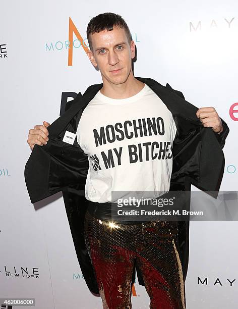 Jeremy Scott attends The DAILY FRONT ROW "Fashion Los Angeles Awards" at the Sunset Tower Hotel on January 22, 2015 in West Hollywood, California.