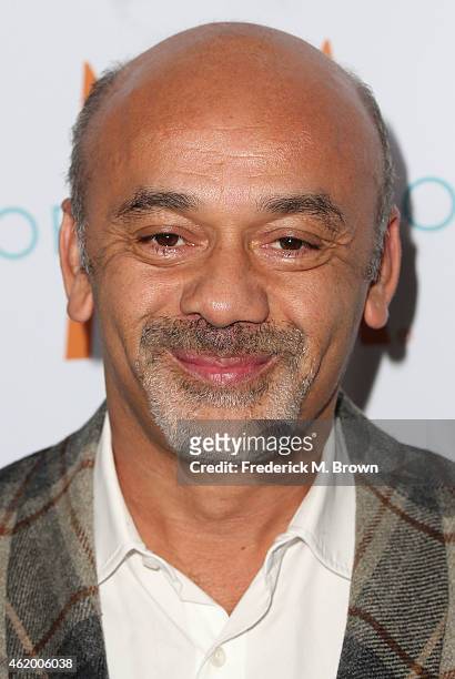 Christian Louboutin attends The DAILY FRONT ROW "Fashion Los Angeles Awards" at the Sunset Tower Hotel on January 22, 2015 in West Hollywood,...