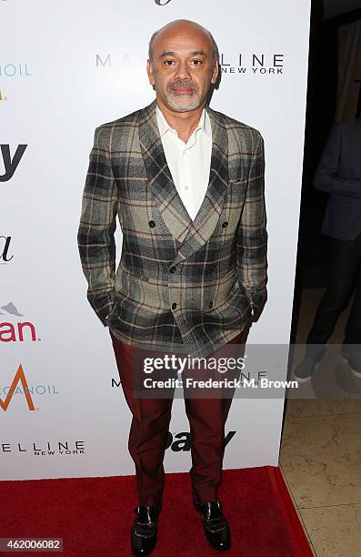 Christian Louboutin attends The DAILY FRONT ROW "Fashion Los Angeles Awards" at the Sunset Tower Hotel on January 22, 2015 in West Hollywood,...