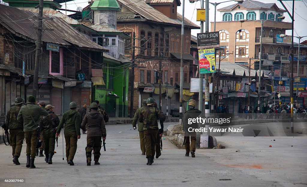 Kashmir Protests Against Caricatures Published in French Magazine