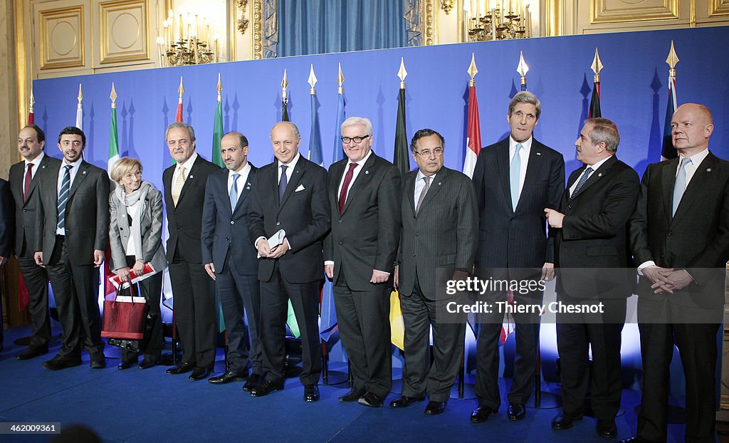 International Meeting Of The Friends Of Syria Core Group In Paris