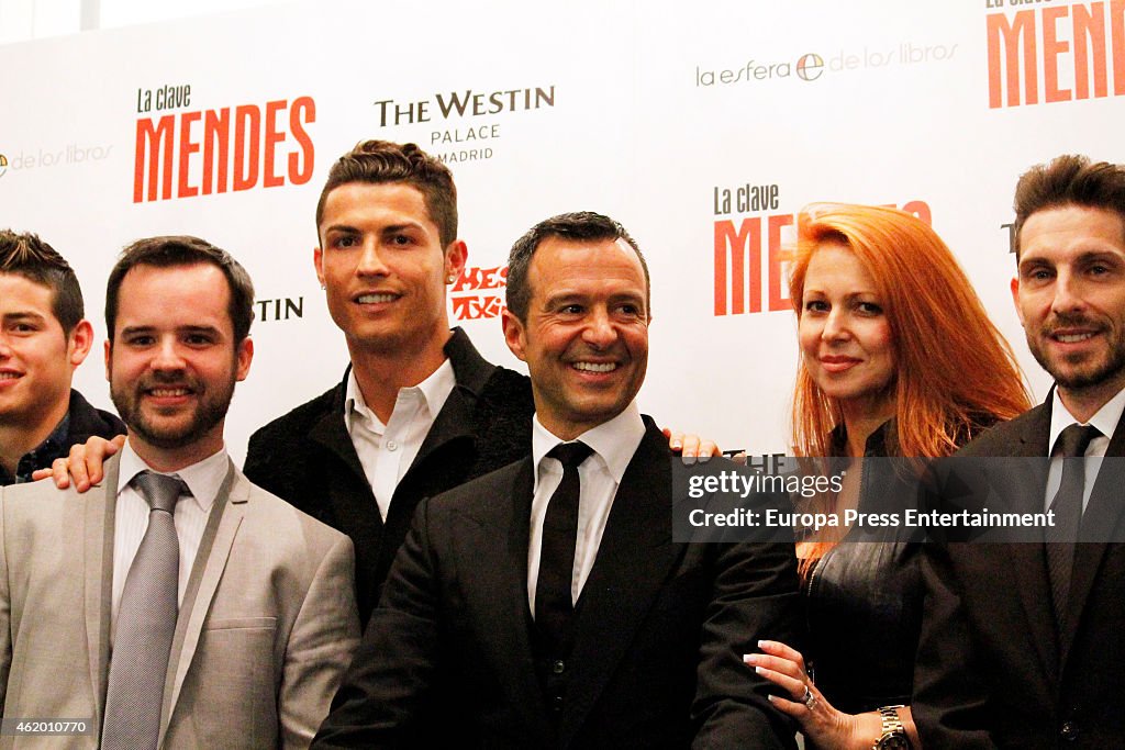 Cristiano Ronaldo Attends 'The Key to Mendes' Book Presentation