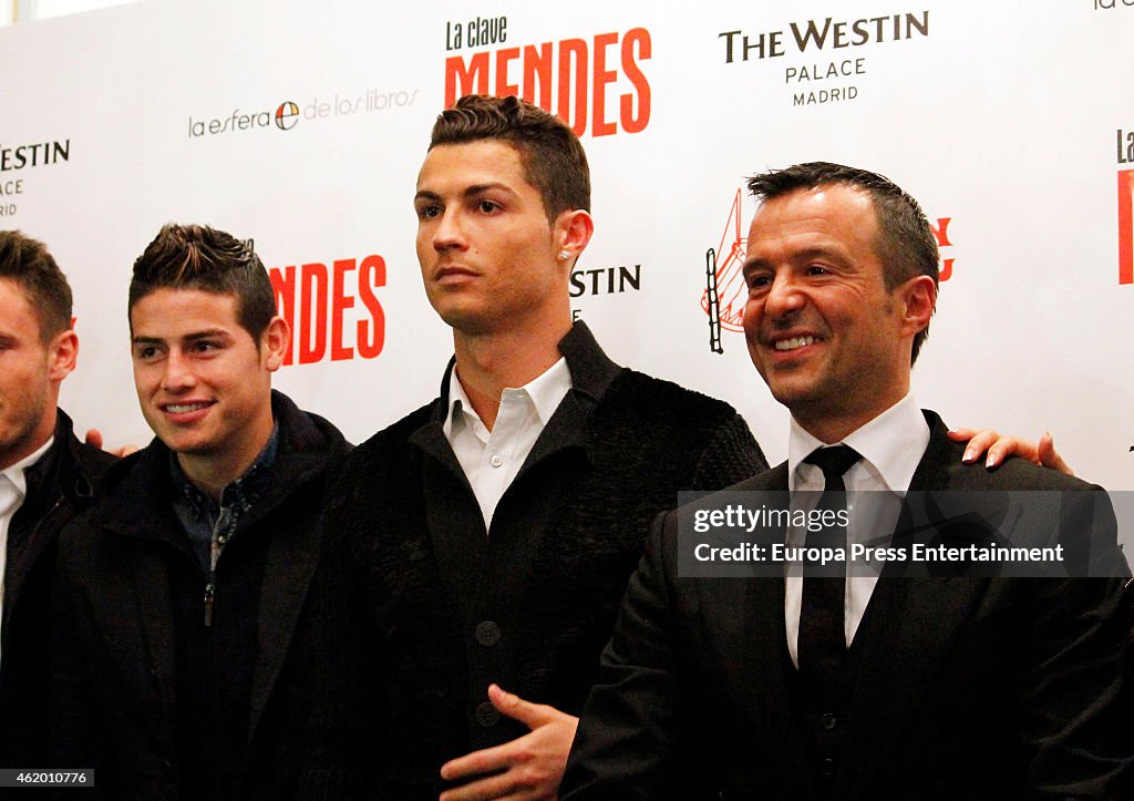 Cristiano Ronaldo Attends 'The Key to Mendes' Book Presentation