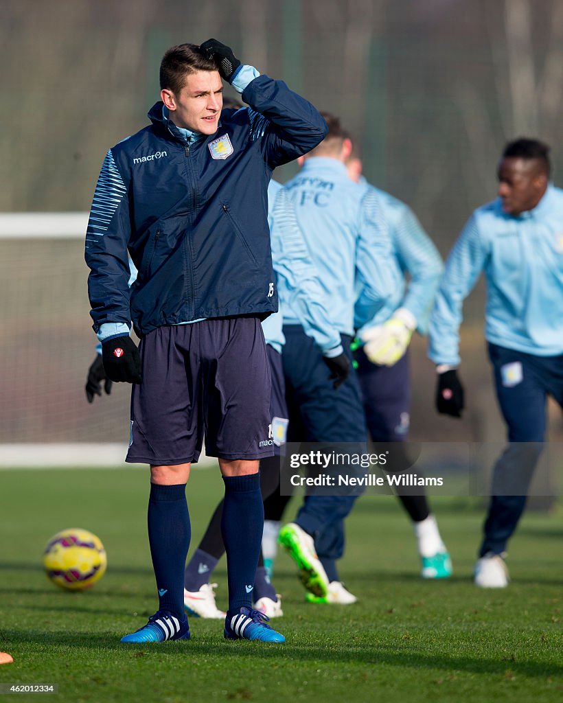 Aston Villa Training Session
