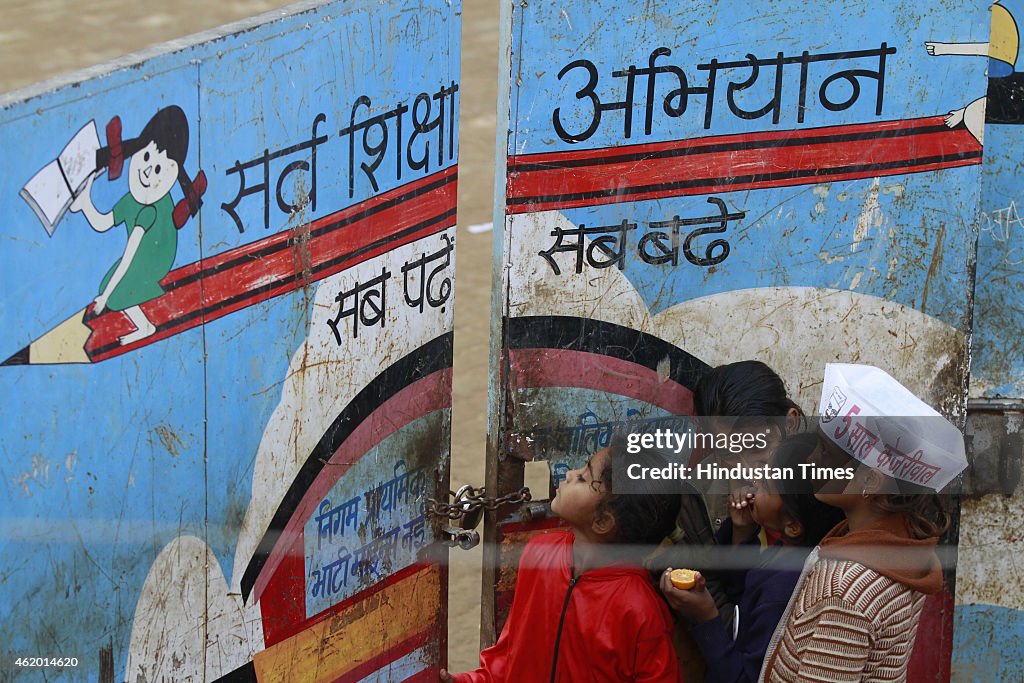 Arvind Kejriwal Election Rally At Bhati Mines