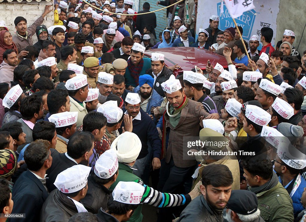 Arvind Kejriwal Election Rally At Bhati Mines