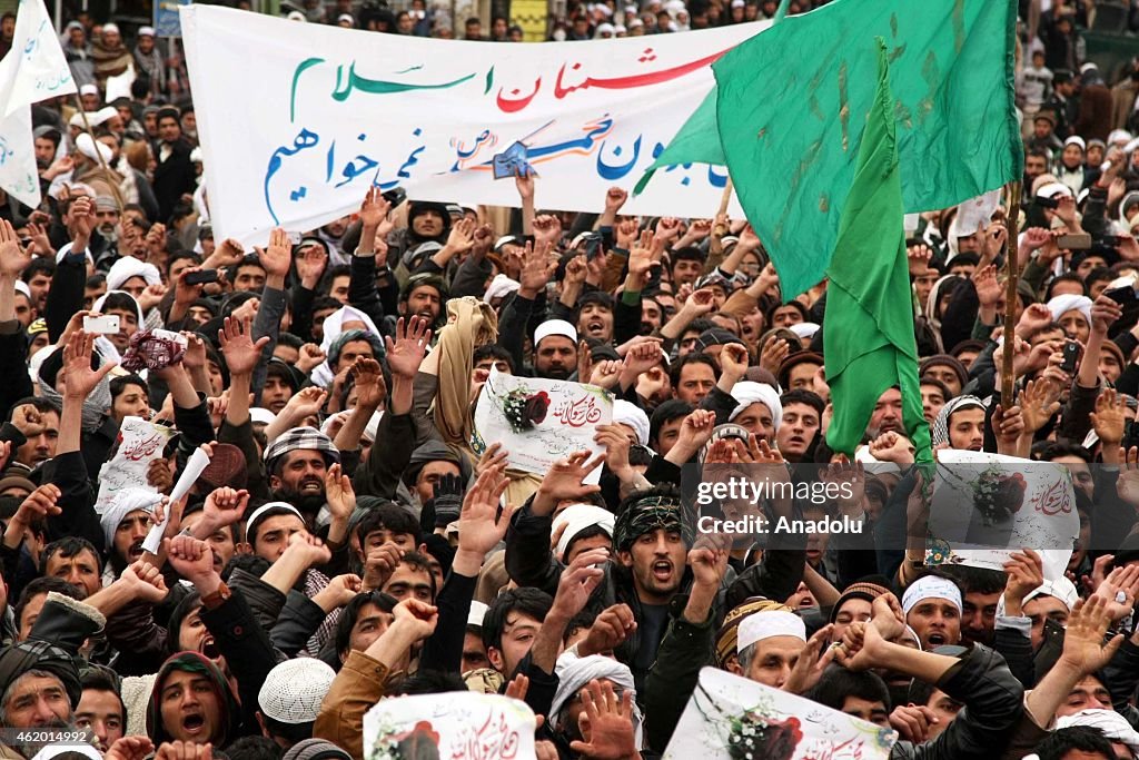 Protest against Charlie Hebdo in Afghanistan