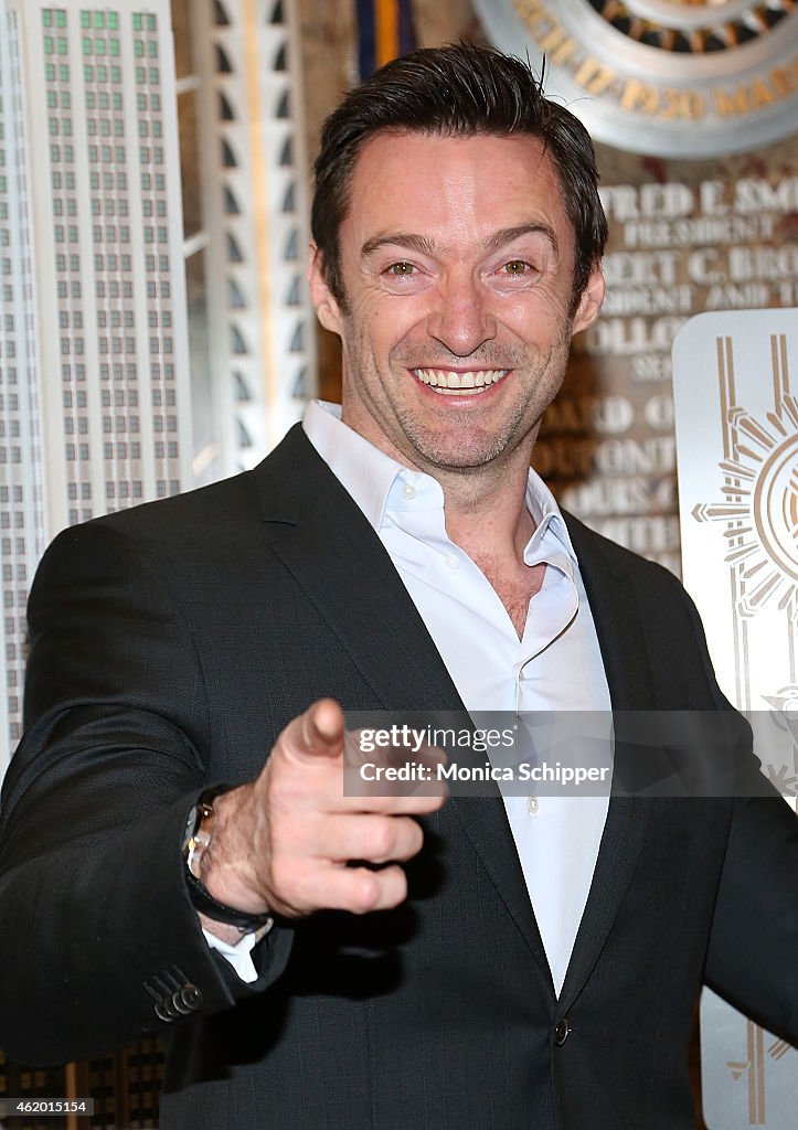 Hugh Jackman And Julie Bishop Light The Empire State Building For Australia Day