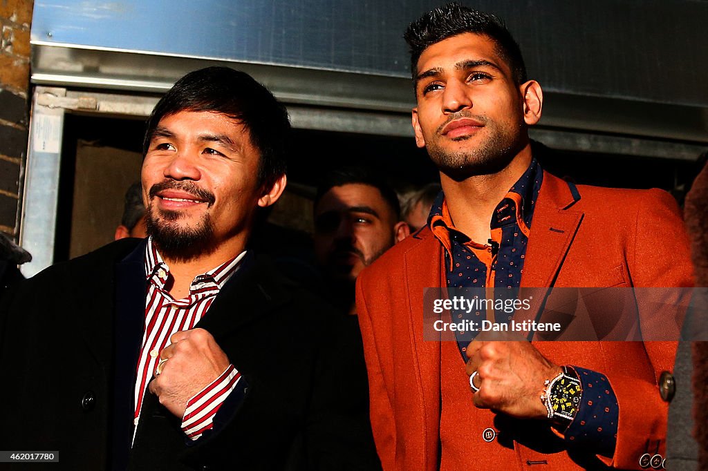 Manny Pacquiao & Amir Khan Hold Discussions About Possible Fight