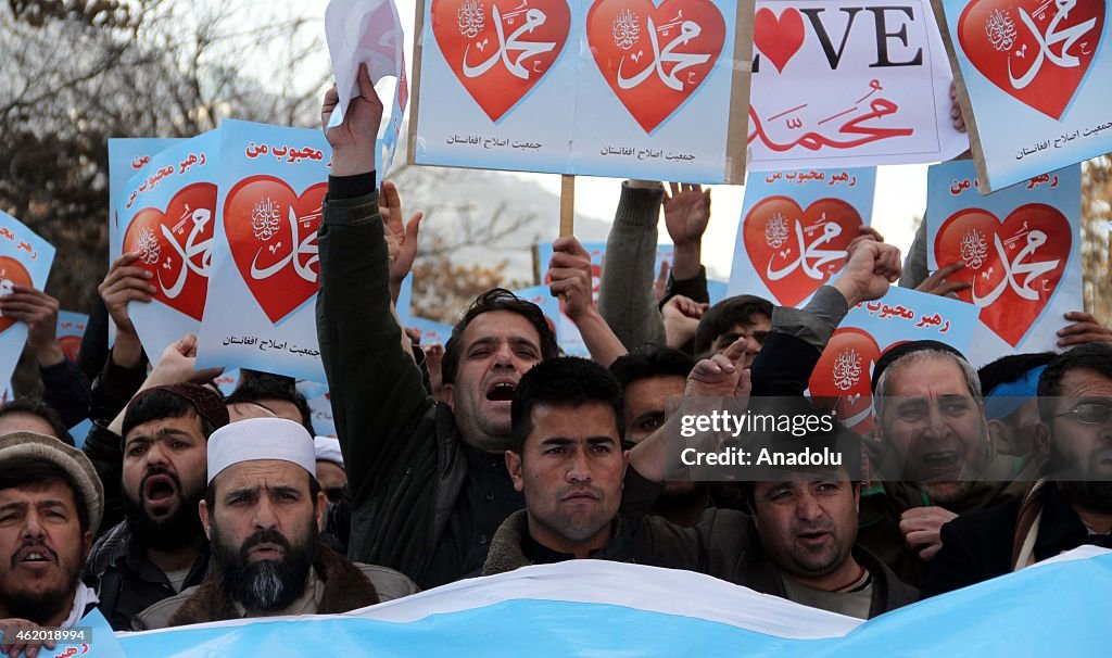 Protest against Charlie Hebdo in Afghanistan