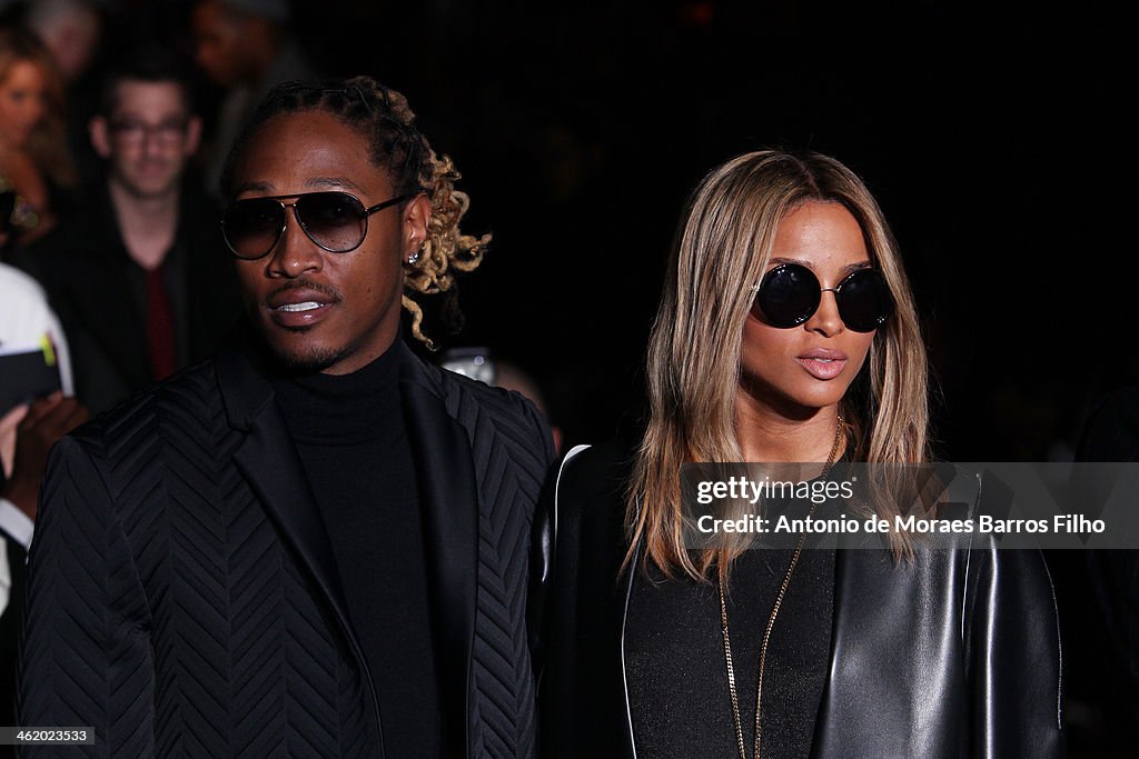 Calvin Klein Collection - Front Row - Milan Fashion Week Menswear Autumn/Winter 2014