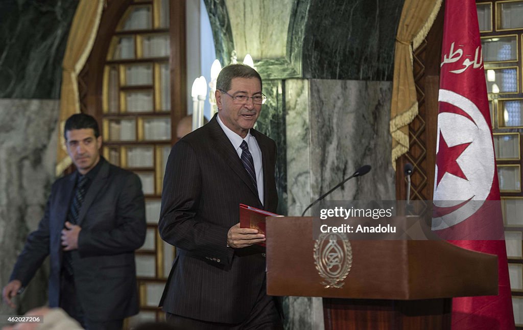 Tunisian nominated Prime Minister Habib Essid