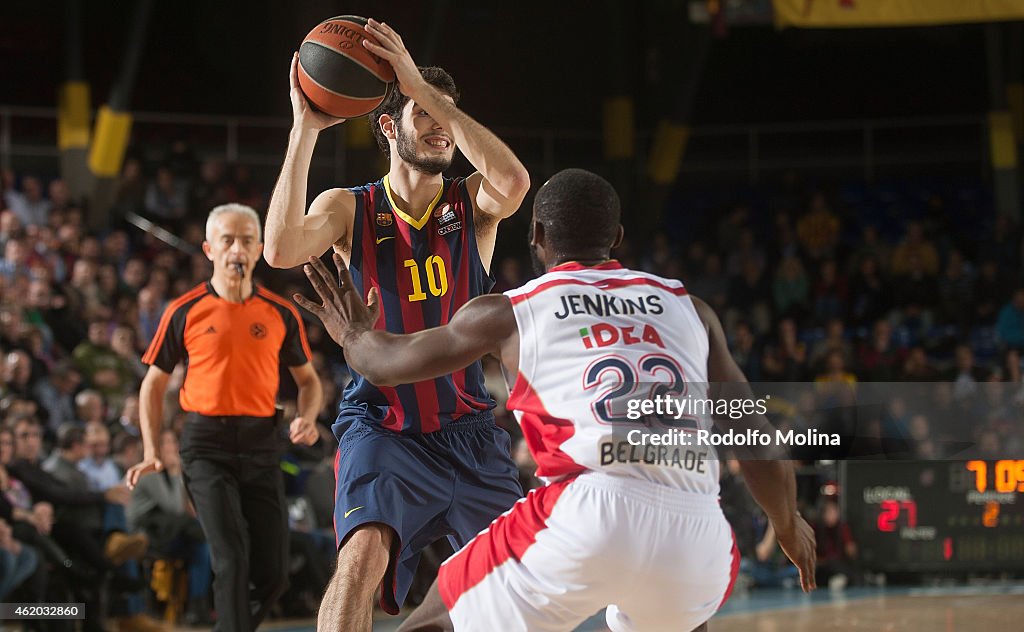 FC Barcelona v Crvena Zvezda Telekom Belgrade - Turkish Airlines Euroleague Top 16