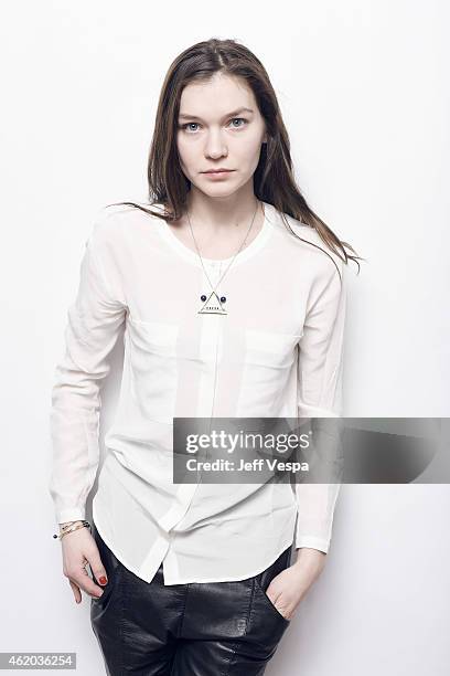 Actress Hannah Gross from "Christmas, Again" poses for a portrait at the Village at the Lift Presented by McDonald's McCafe during the 2015 Sundance...