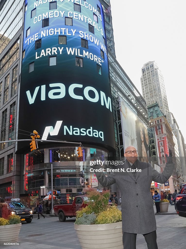 Viacom Inc. & Comedy Central's "The Nightly Show With Larry Wilmore" Ring The Nasdaq Stock Market Closing Bell