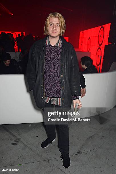 Dominic Jones attends as Mark Ronson hosts a party to celebrate the launch of his new album 'Uptown Special' at Television Centre White City on...