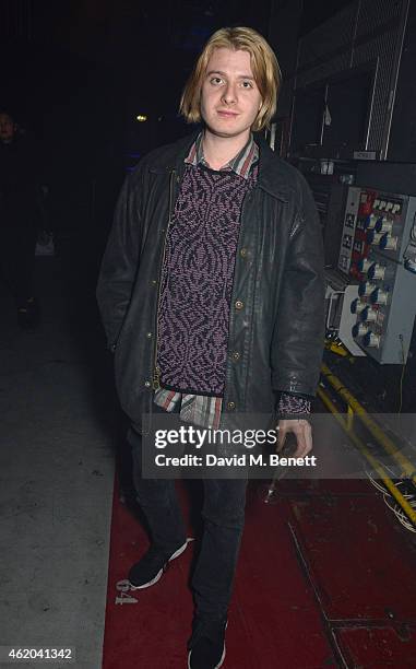 Dominic Jones attends as Mark Ronson hosts a party to celebrate the launch of his new album 'Uptown Special' at Television Centre White City on...