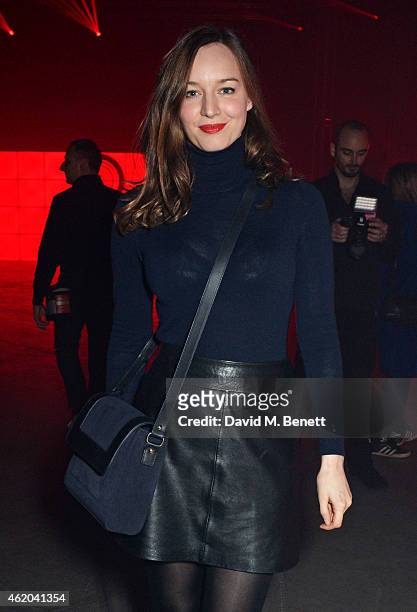 Lou Hayter attends as Mark Ronson hosts a party to celebrate the launch of his new album 'Uptown Special' at Television Centre White City on January...