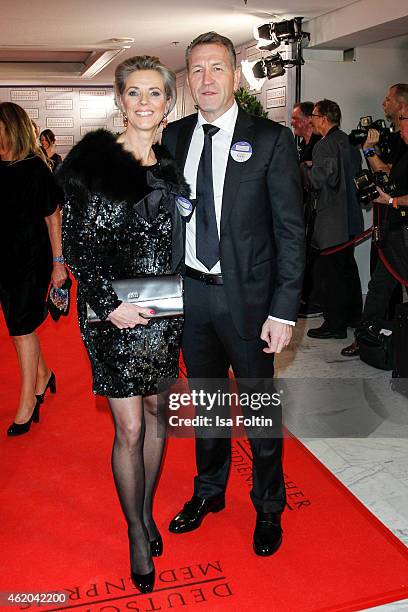 Birgit Koepke and Andreas Koepke attend the German Media Award 2015 on January 23, 2015 in Baden-Baden, Germany.