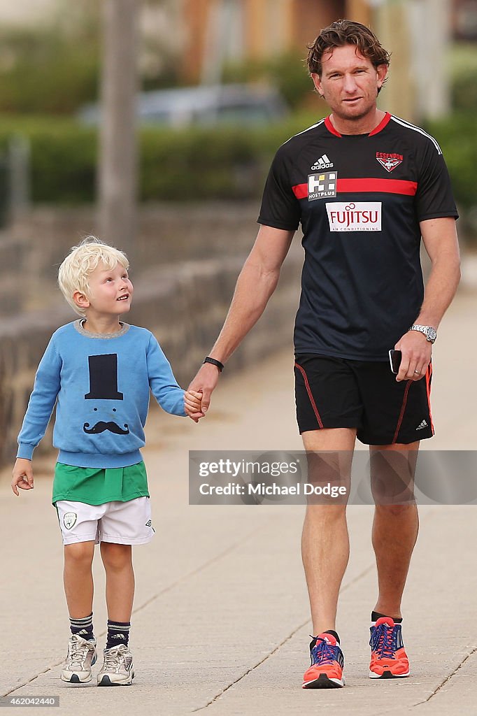 Essendon Bombers Mini Triathlon Training Session