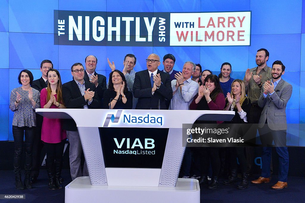 Viacom Inc. & Comedy Central's "The Nightly Show With Larry Wilmore" Ring The Nasdaq Stock Market Closing Bell