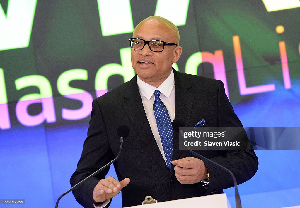 Viacom Inc. & Comedy Central's "The Nightly Show With Larry Wilmore" Ring The Nasdaq Stock Market Closing Bell