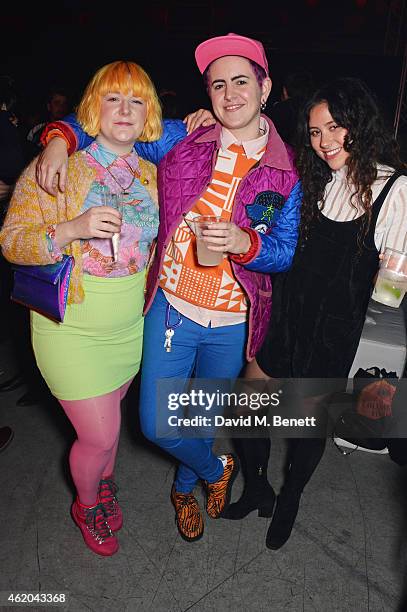 Kate Moross and Eliza Doolittle attend as Mark Ronson hosts a party to celebrate the launch of his new album Uptown Special at Television Centre...