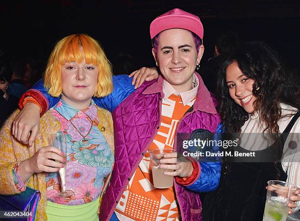 Kate Moross and Eliza Doolittle attend as Mark Ronson hosts a party to celebrate the launch of his new album Uptown Special at Television Centre...