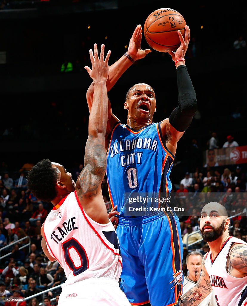 Oklahoma City Thunder v Atlanta Hawks