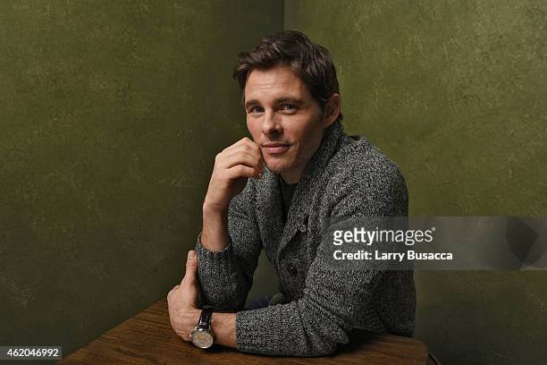 Actor James Marsden from "D-Train" poses for a portrait at the Village at the Lift Presented by McDonald's McCafe during the 2015 Sundance Film...