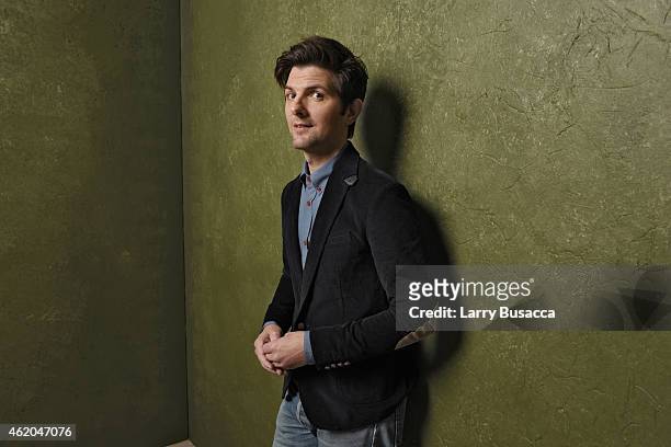 Actor/executive producer Adam Scott from "The Overnight" poses for a portrait at the Village at the Lift Presented by McDonald's McCafe during the...