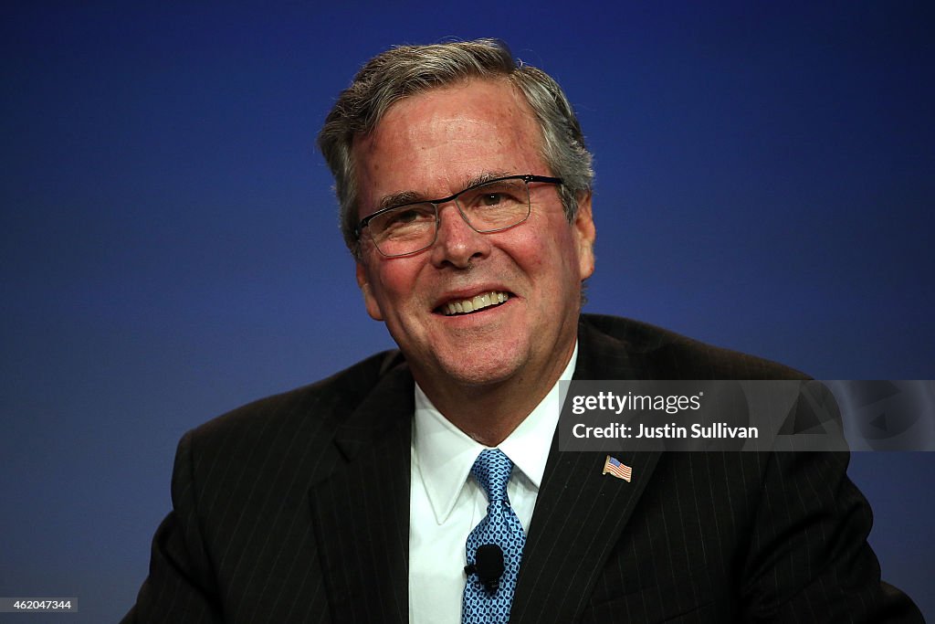 Jeb Bush Speaks At National Auto Dealer's Association Annual Convention
