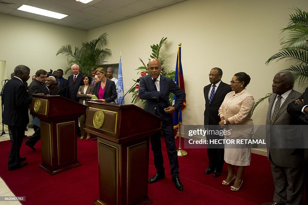 HAITI-POLITICS-MARTELLY-UNITED NATIONS SECURITY COUNCIL