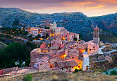 evening view of  Albarracin