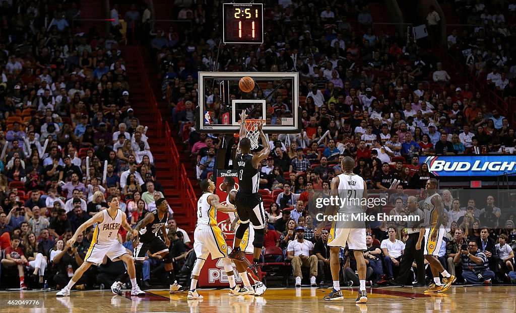 Indiana Pacers v Miami Heat