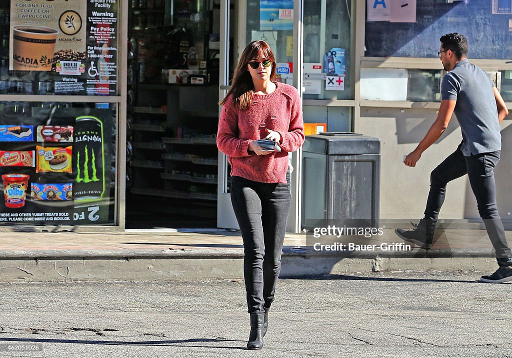 Celebrity Sightings In Los Angeles - January 23, 2015