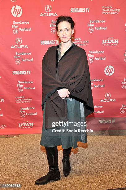 Actress Joan Cusack attends the "The End Of The Tour" Premiere during the 2015 Sundance Film Festival at the Eccles Center Theatre on January 23,...