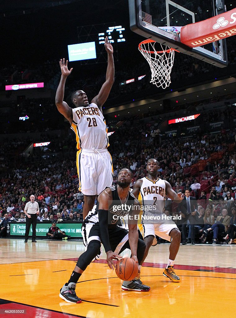 Miami Heat against the Indiana Pacers 1/23/2015