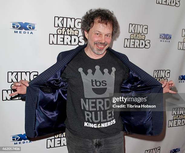 Curtis Armstrong attends the 'King Of The Nerds' season 3 premiere launch party on January 23, 2015 in Encino, California.