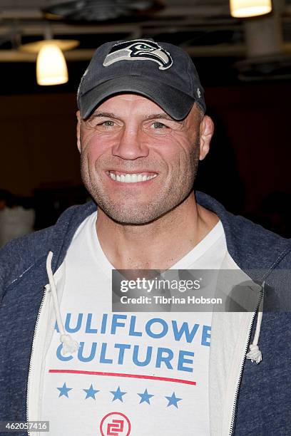 Randy Couture attends the 'King Of The Nerds' season 3 premiere launch party on January 23, 2015 in Encino, California.