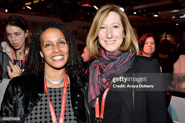 Sundance Film Festival Director, Documentary Film Program Tabitha Jackson and Sundance Institute Executive Director Keri Putnam attend Documentary...