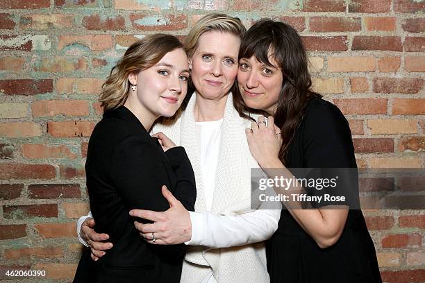 Saoirse Ronan, Cynthia Nixon and Nikole Beckwith attend ChefDance 2015 Presented By Victory Ranch And Sponsored By Merrill Lynch, Freixenet, Anchor...