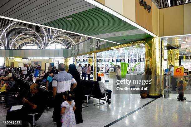 Baghdad International Airport ...Iraqi Airways ..Hall of passengers at the airport in Baghdad ...Departures lounge at the airport in Baghdad ..Iraqi...