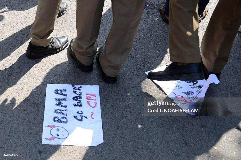 INDIA-US-OBAMA-PROTEST