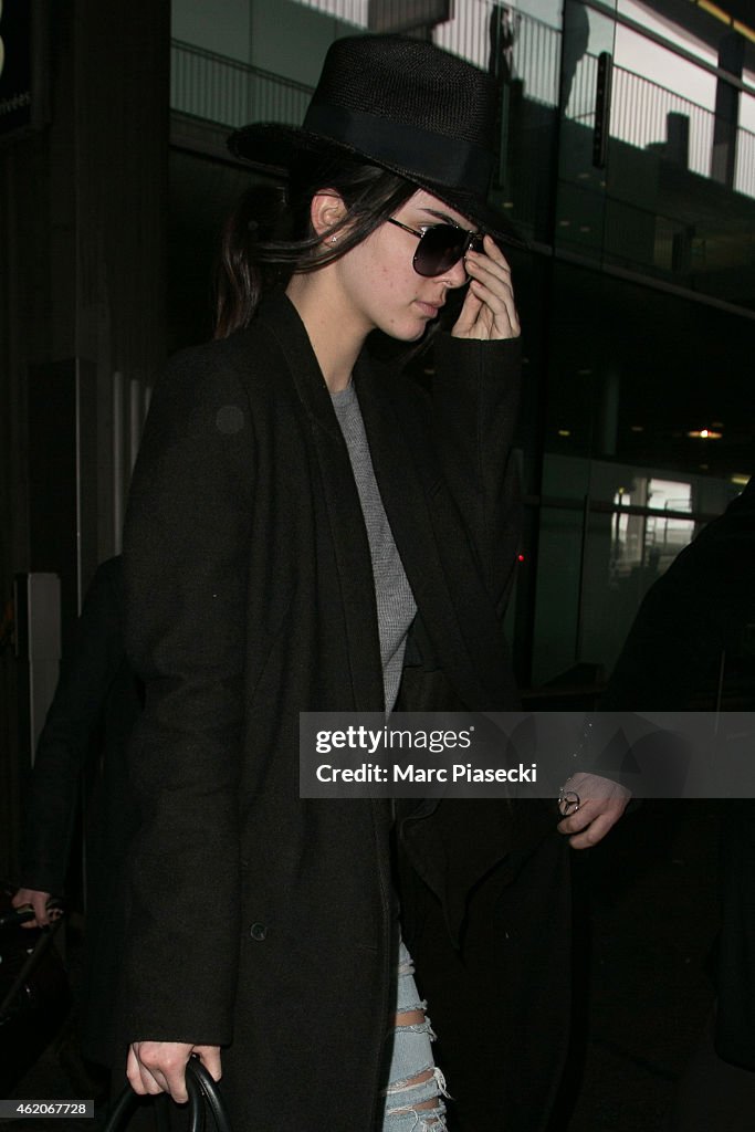 Celebrity Sightings In Paris  -  January 24, 2015