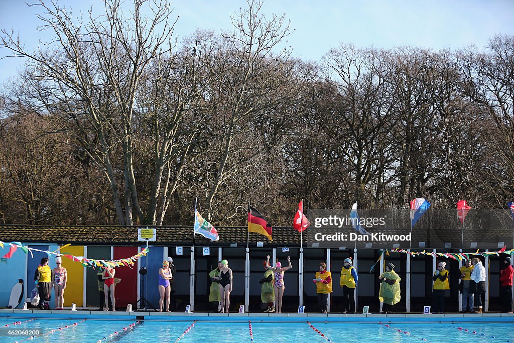 Tooting Bec Lido Hosts The UK Cold Water Swimming Championships