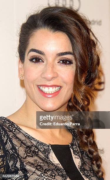 Singer Ruth Lorenzo attends 'Annie' photocall at Gran Via cinema on January 24, 2015 in Madrid, Spain.